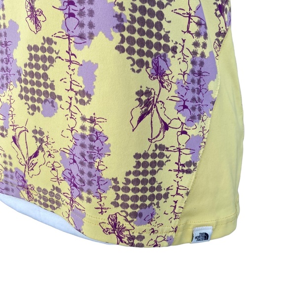 The North Face Yellow Tank Top with Built in Bra and Adjustable Straps M - Picture 3 of 12